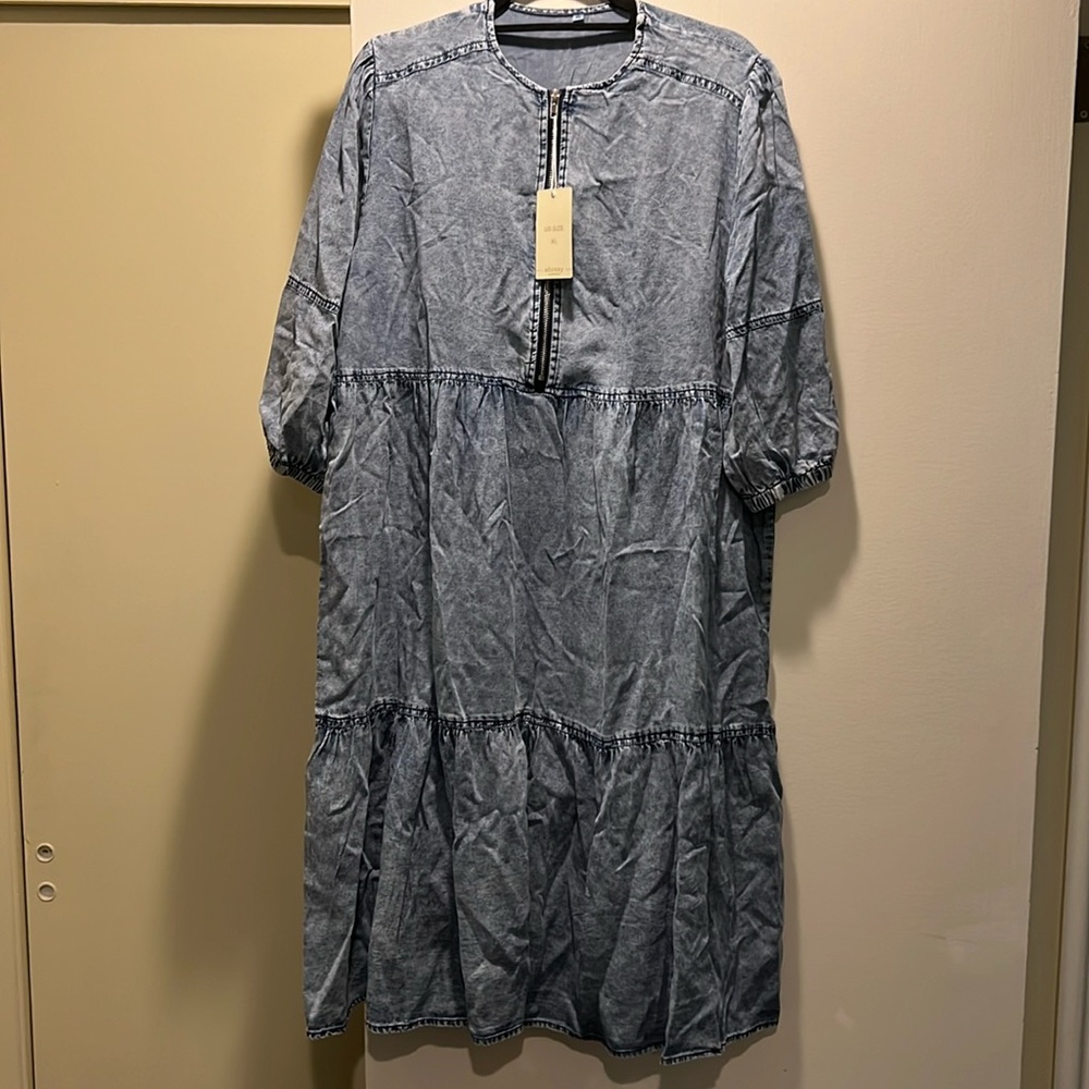 Ebossy denim dress